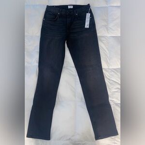 32x31 Hudson Slim Straight Jeans - Black - BRAND NEW WITH TAGS NEVER WORN!
